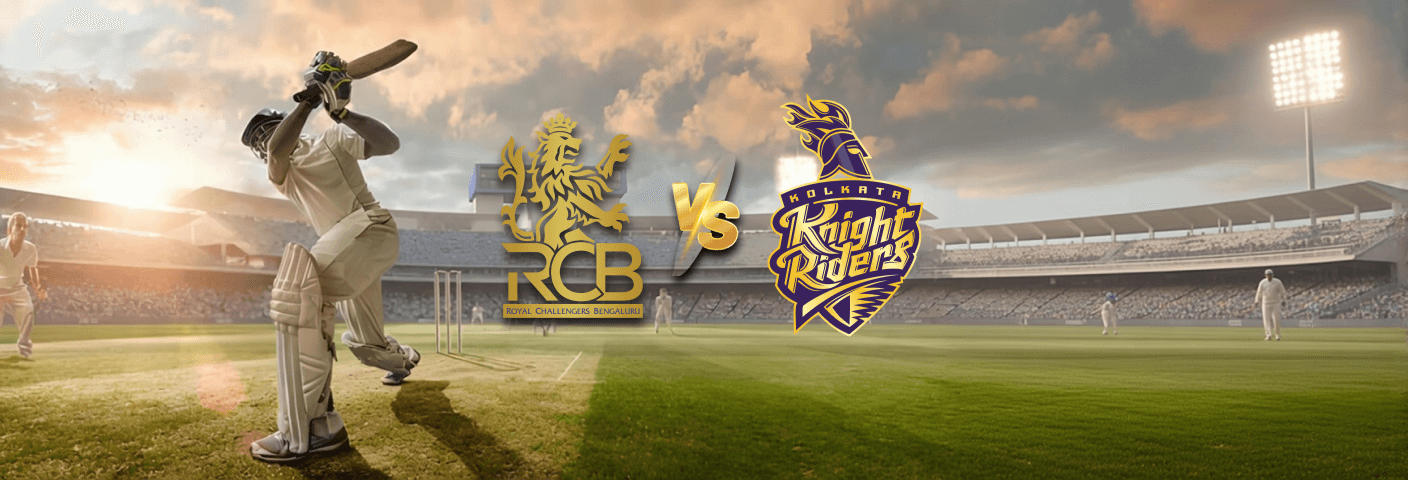 Cricket IPL: Royal Challengers Bengaluru vs. Kolkata Knight Riders, May 13