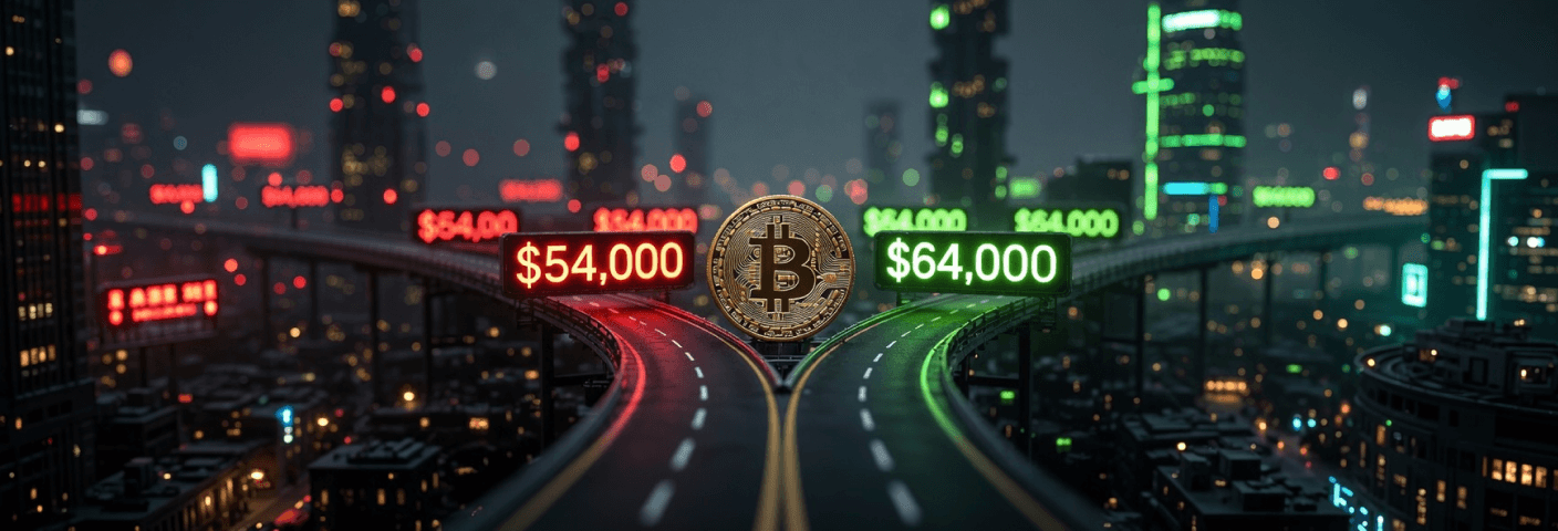 Bitcoin: Will It Hit $54K or $64K First by August 1, 2026?