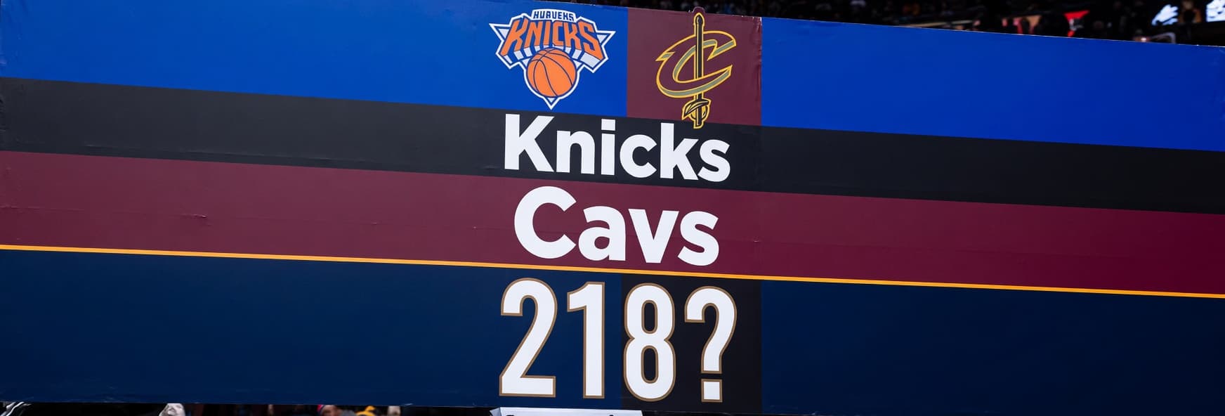 Knicks vs Cavaliers total points will hit 218+ on May 19, 2026.