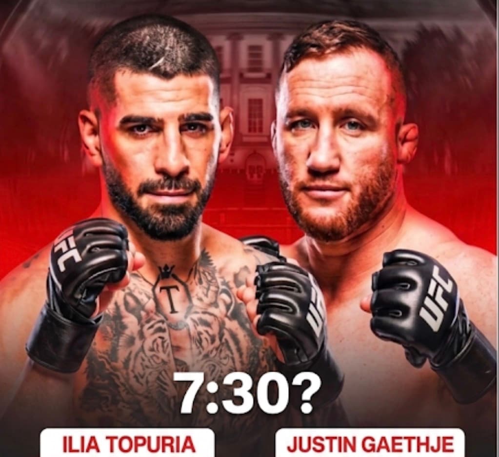 Topuria vs. Gaethje UFC fight lasts at least 7 minutes and 30 seconds.