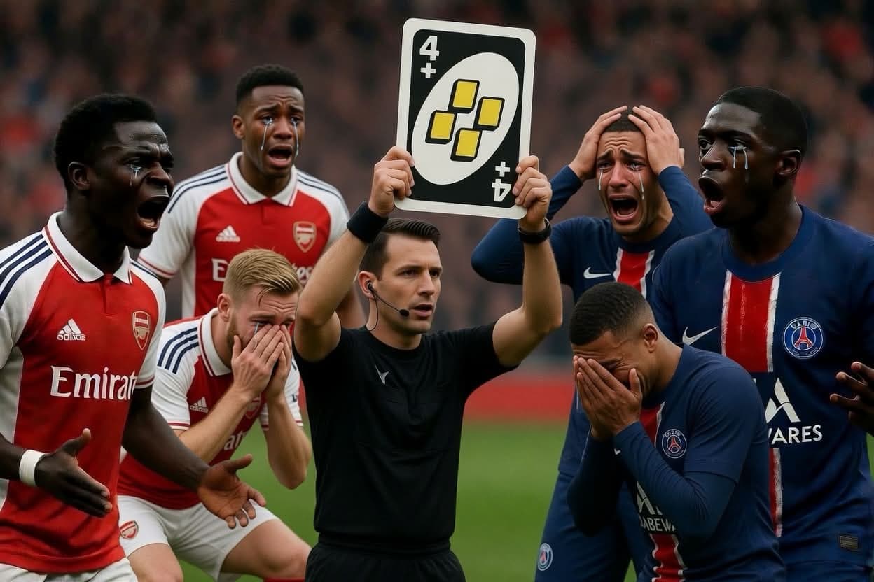 PSG vs Arsenal CL Final: Is Daniel Siebert going on an Rampage?