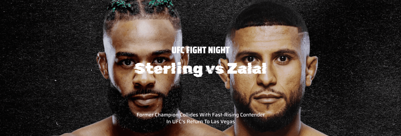 UFC Fight Night: Sterling to Beat Zalal on April 25?