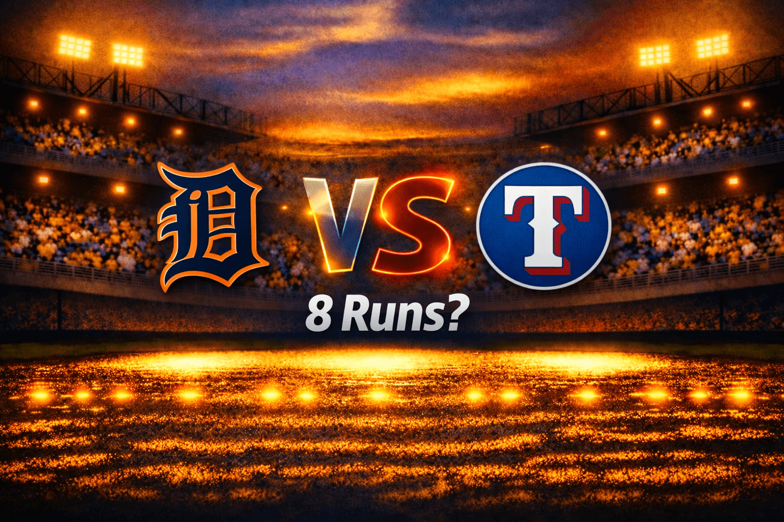 Tigers and Rangers combine for 8+ runs on July 2, 2026.
