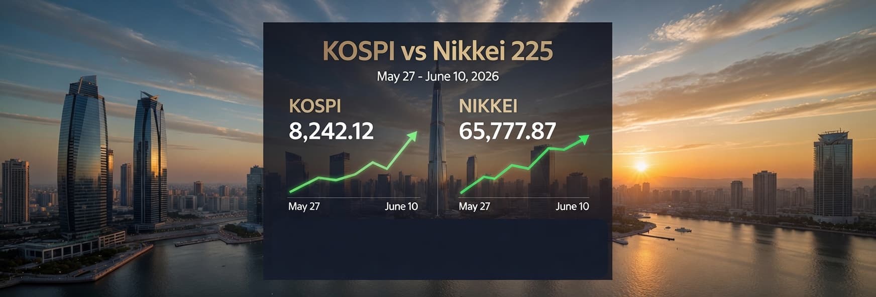 Biweekly Growth Winner: KOSPI or Nikkei 225?