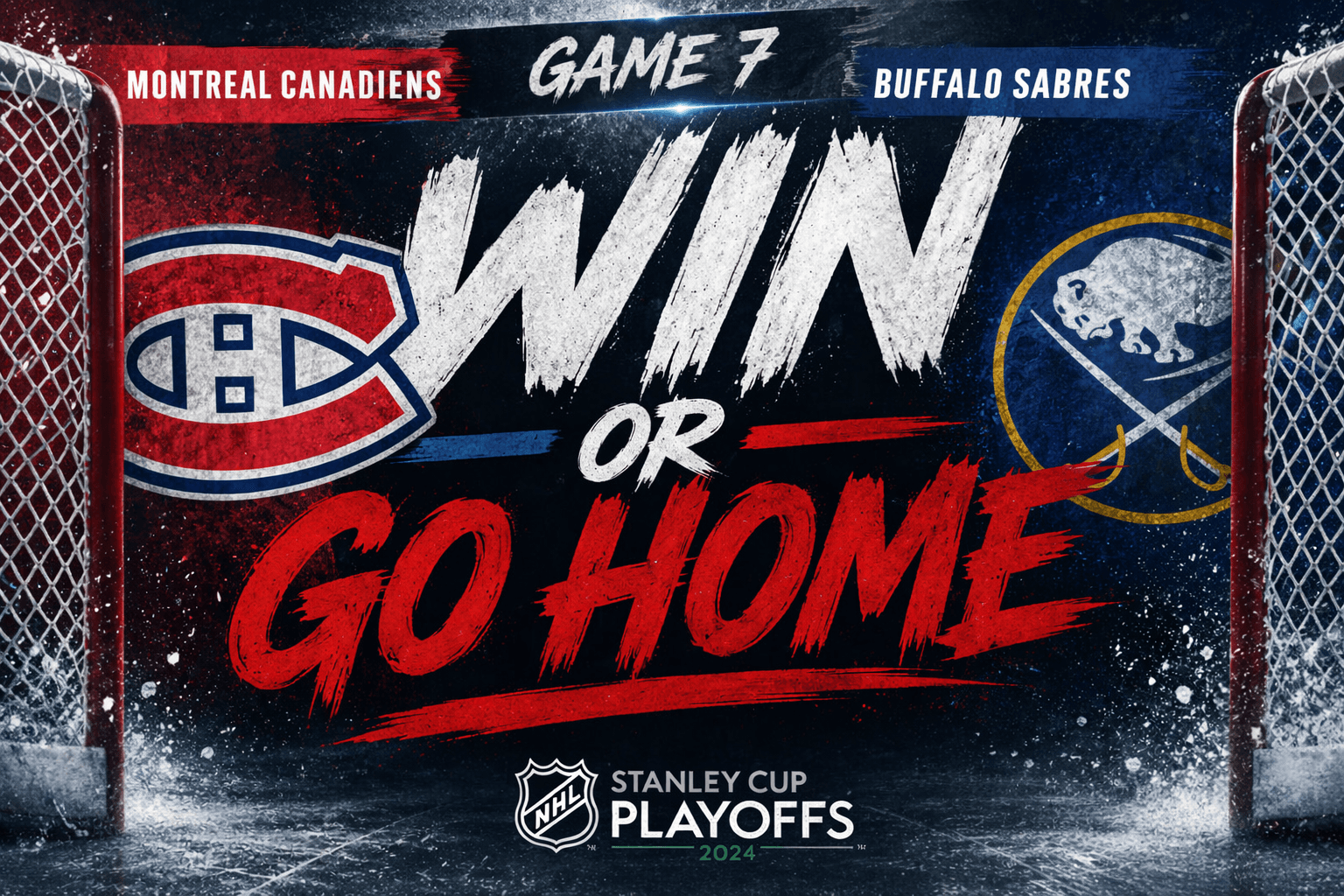 Winner of Buffalo Sabres vs. Montreal Canadiens Game Seven, May 18, 2026