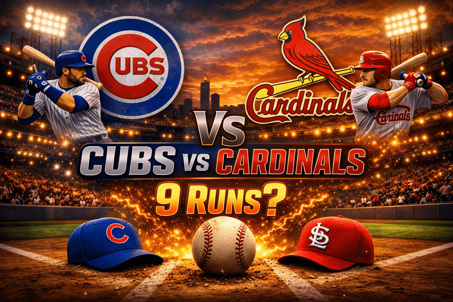Cubs vs. Cardinals Total Runs to Hit 9+ on May 31, 2026