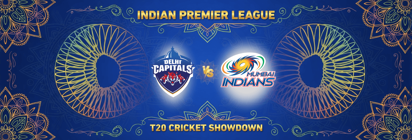 Cricket IPL: Delphi Capitals vs. Mumbai Indians, April 4
