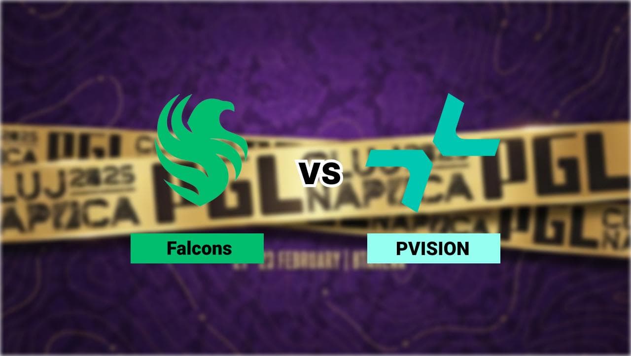 PGL Cluj-Napoca 2026: FALCONS vs PARIVISION 1/4