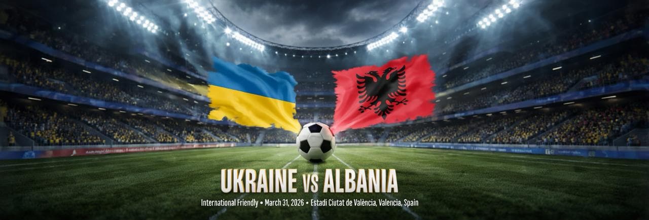 Ukraine vs Albania - International Friendly (Mar 31)