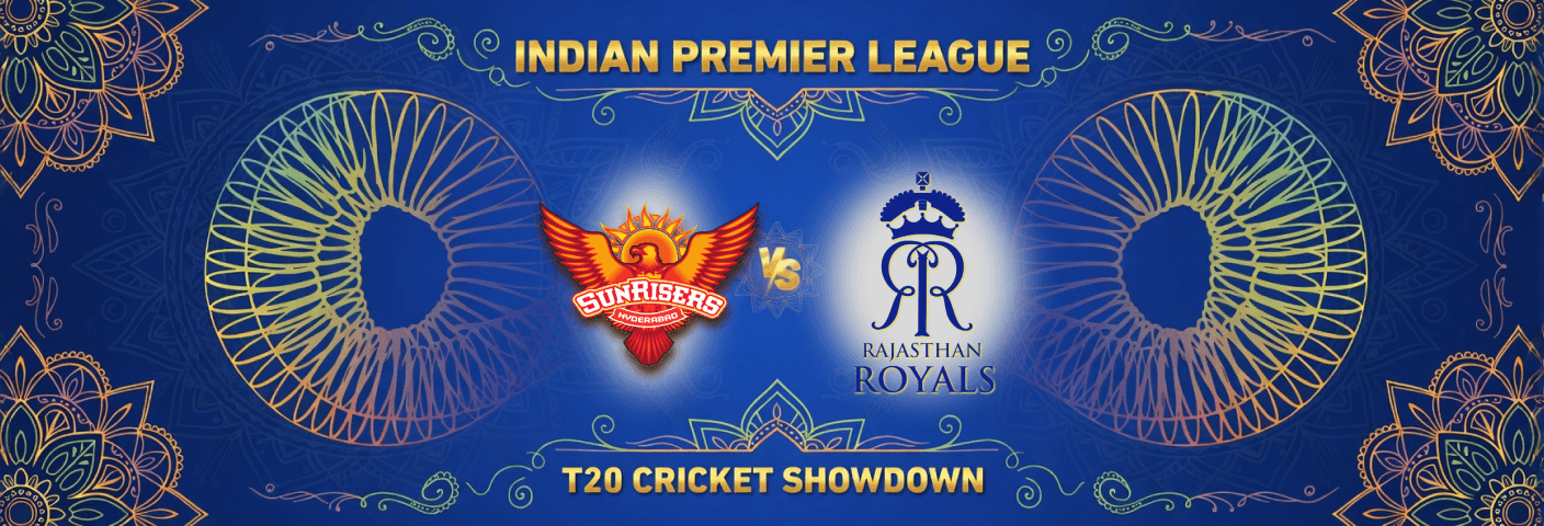 Cricket IPL: Sunrisers Hyderabad vs. Rajasthan Royals, April 13
