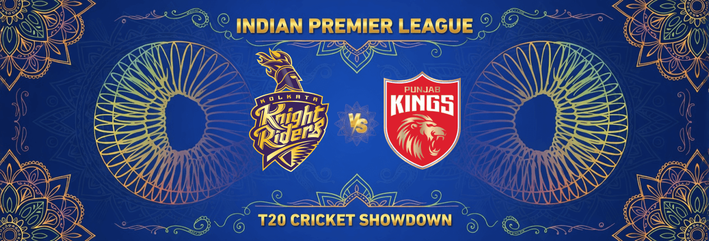 Cricket IPL: Kolkata Knight Riders vs. Punjab Kings, April 6