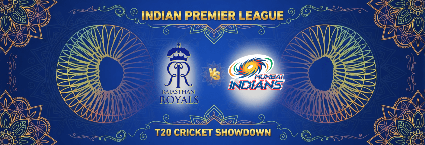 Cricket IPL: Rajasthan Royals vs. Mumbai Indians, April 7