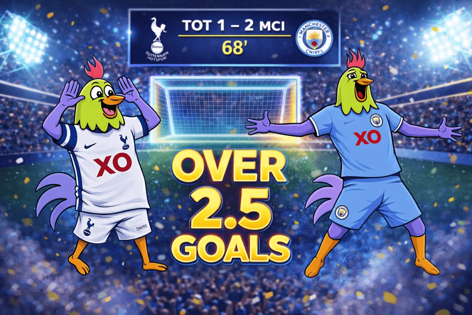 Tottenham vs Man City: Total Goals Over 2.5 on February 1, 2026