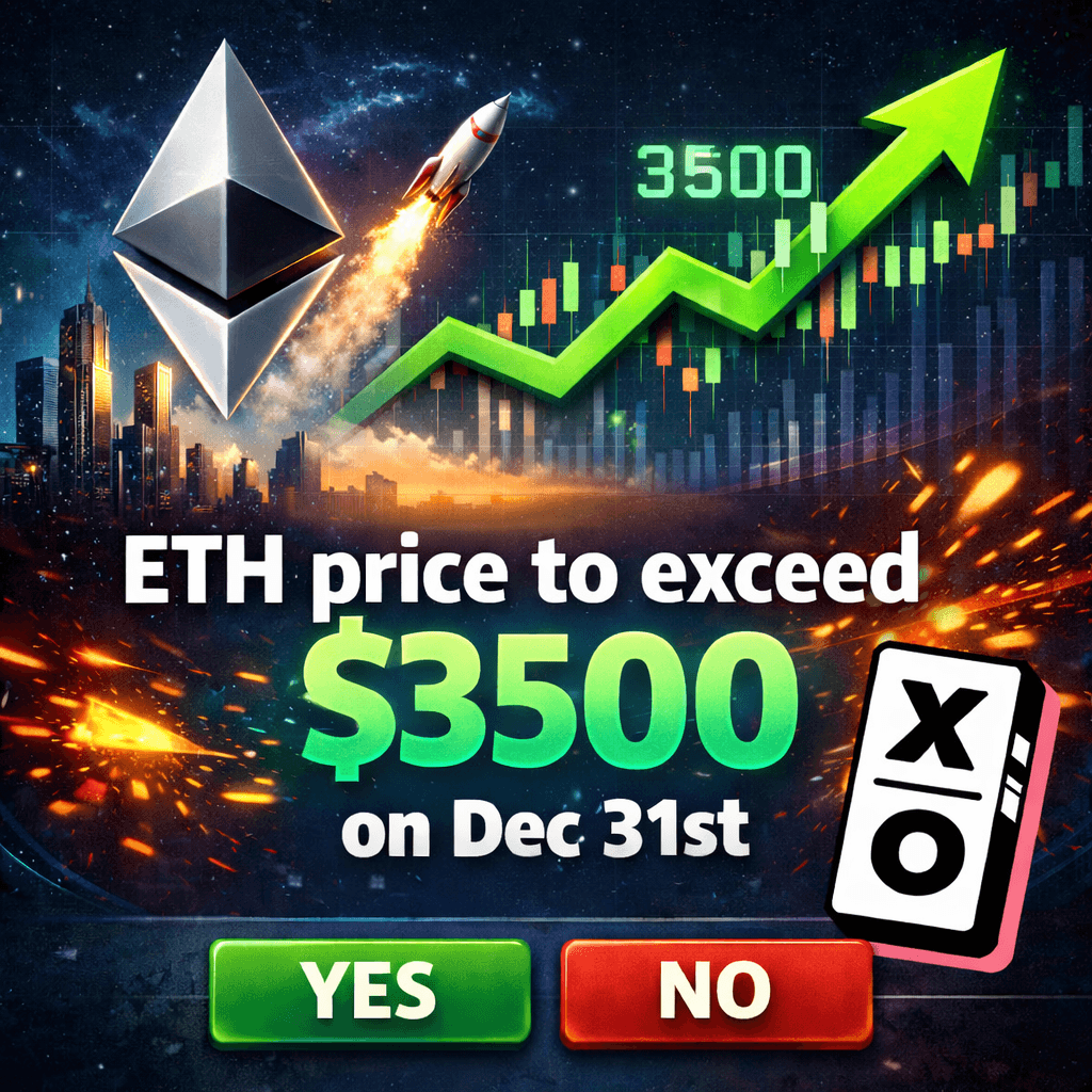ETH Price to exceed $3500 on December 31st, 2025