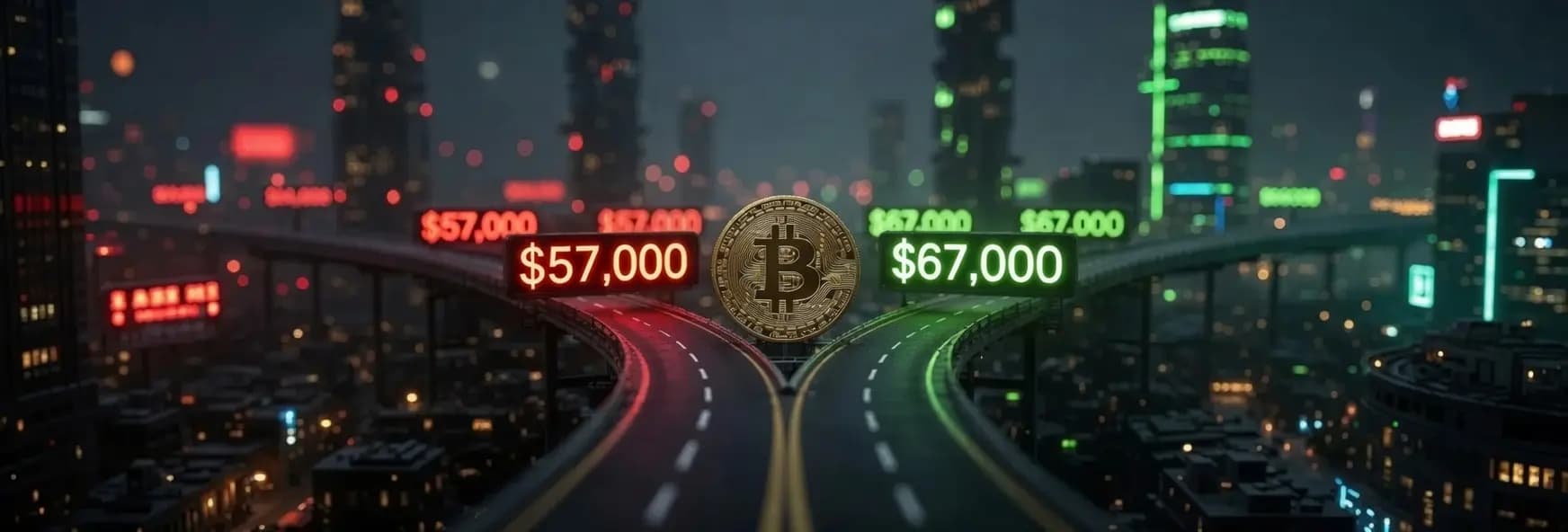 Bitcoin: Will It Hit $57K or $67K First by August 1, 2026?
