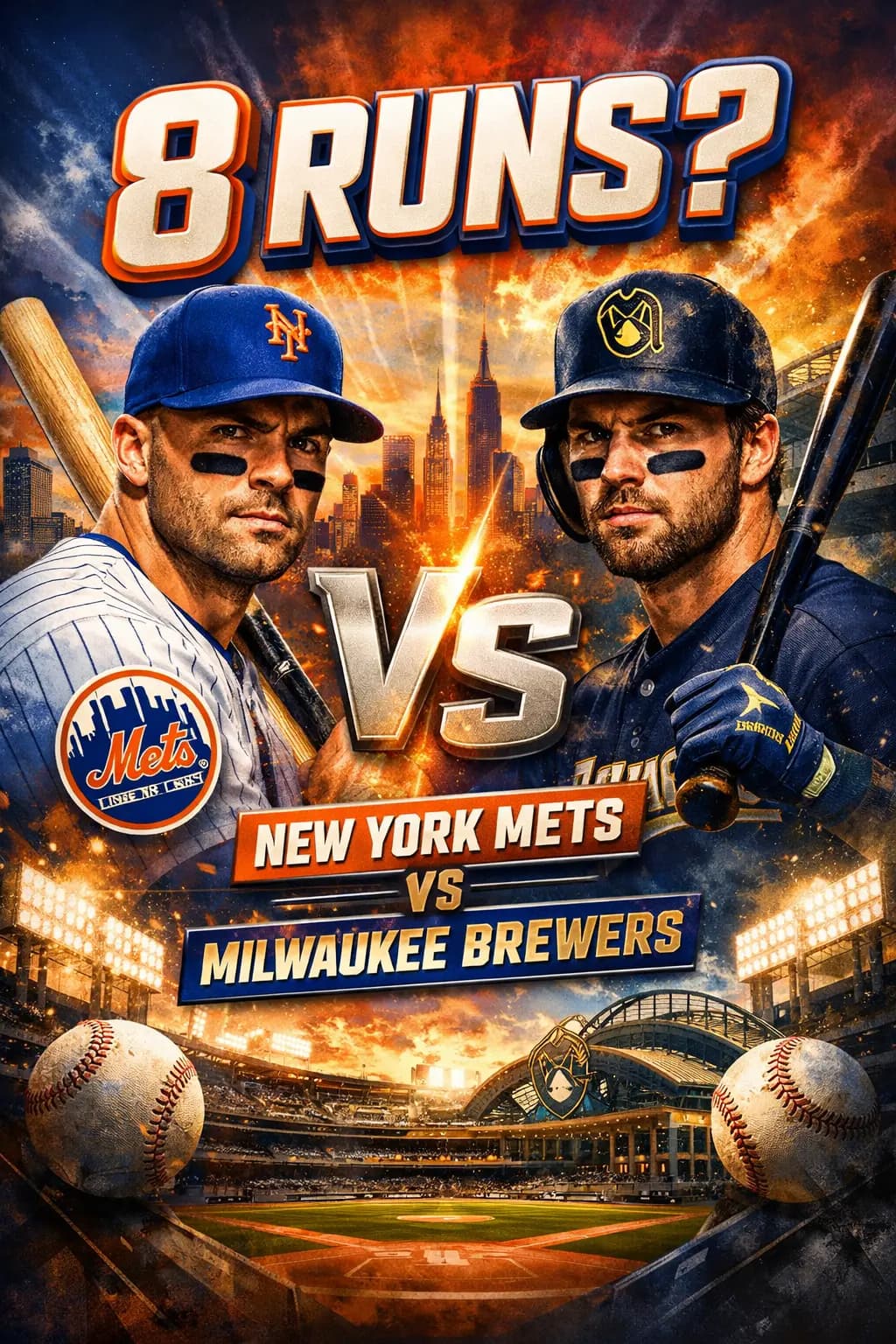 Mets vs. Brewers Combined Runs Exceed 7 on July 20, 2026