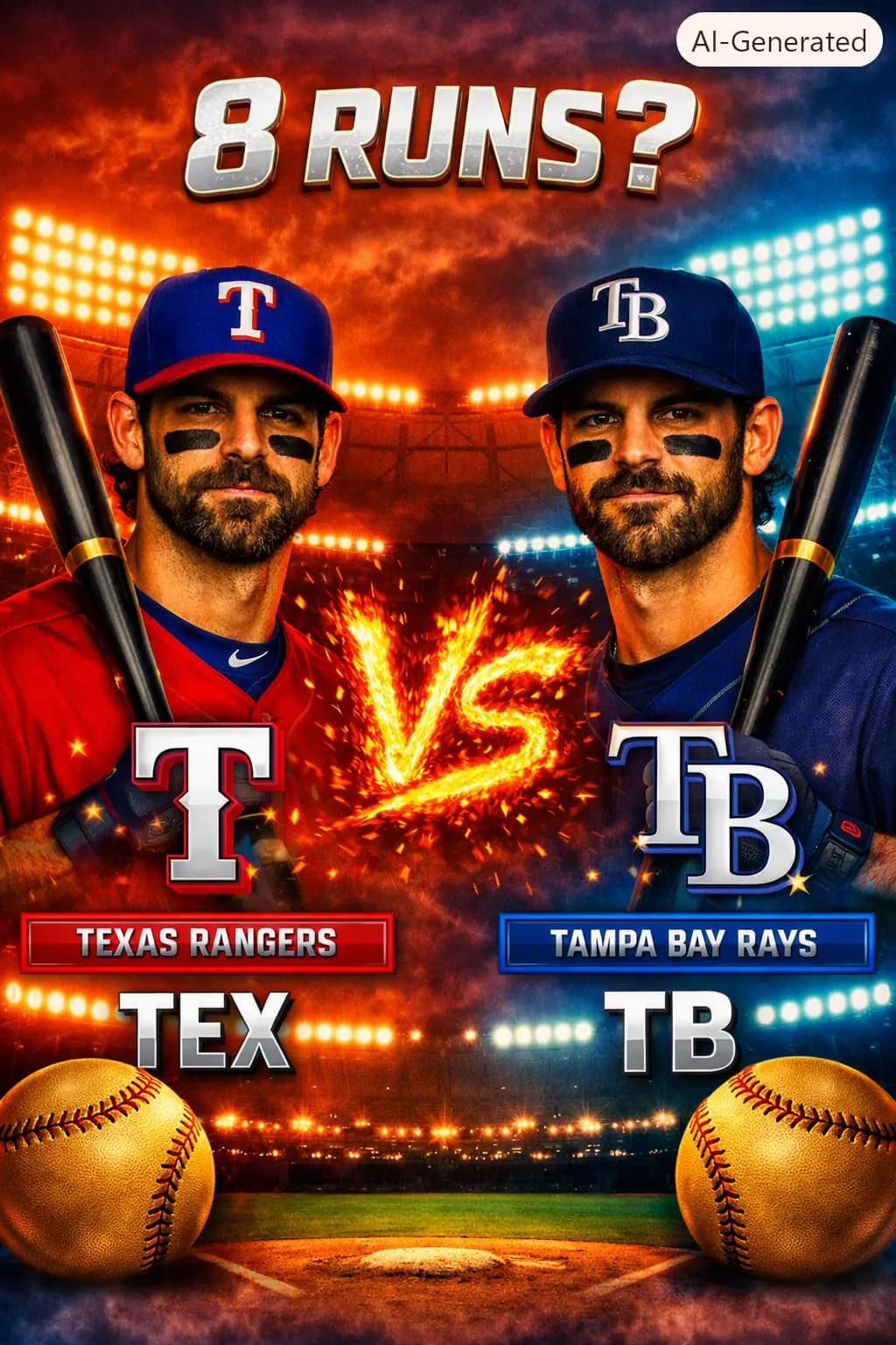Rangers and Rays Combine for 8+ Runs on July 29, 2026
