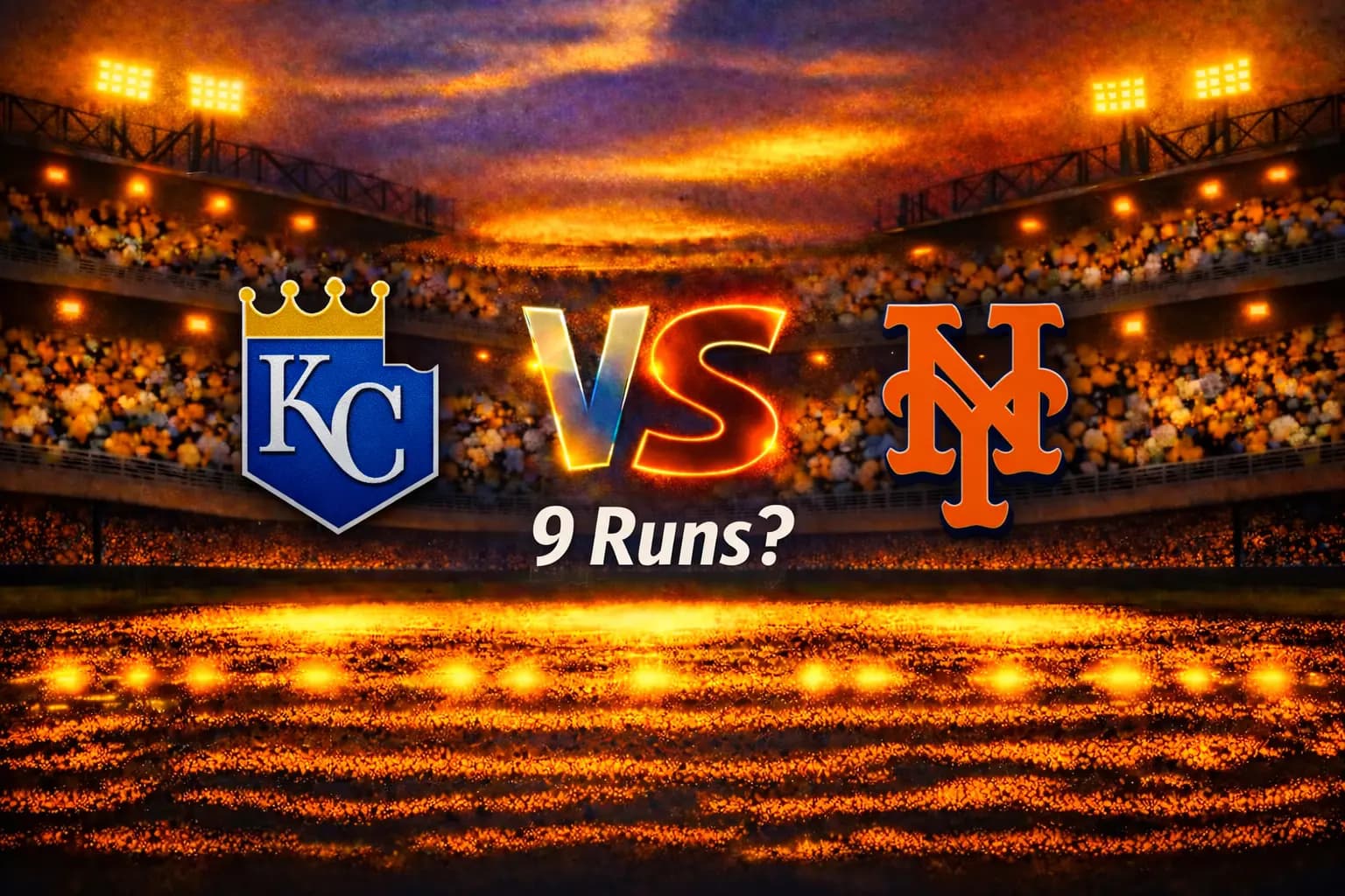 Royals and Mets to combine for 9+ runs on July 7, 2026