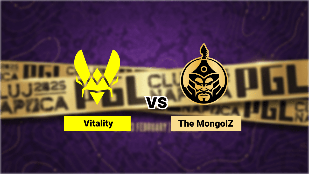 PGL Cluj-Napoca 2026: VITALITY vs The MongolZ 1/2